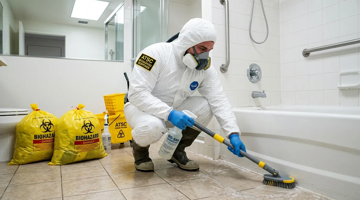 Decontamination equipment deployed for Blood Cleanup in Machesney Park